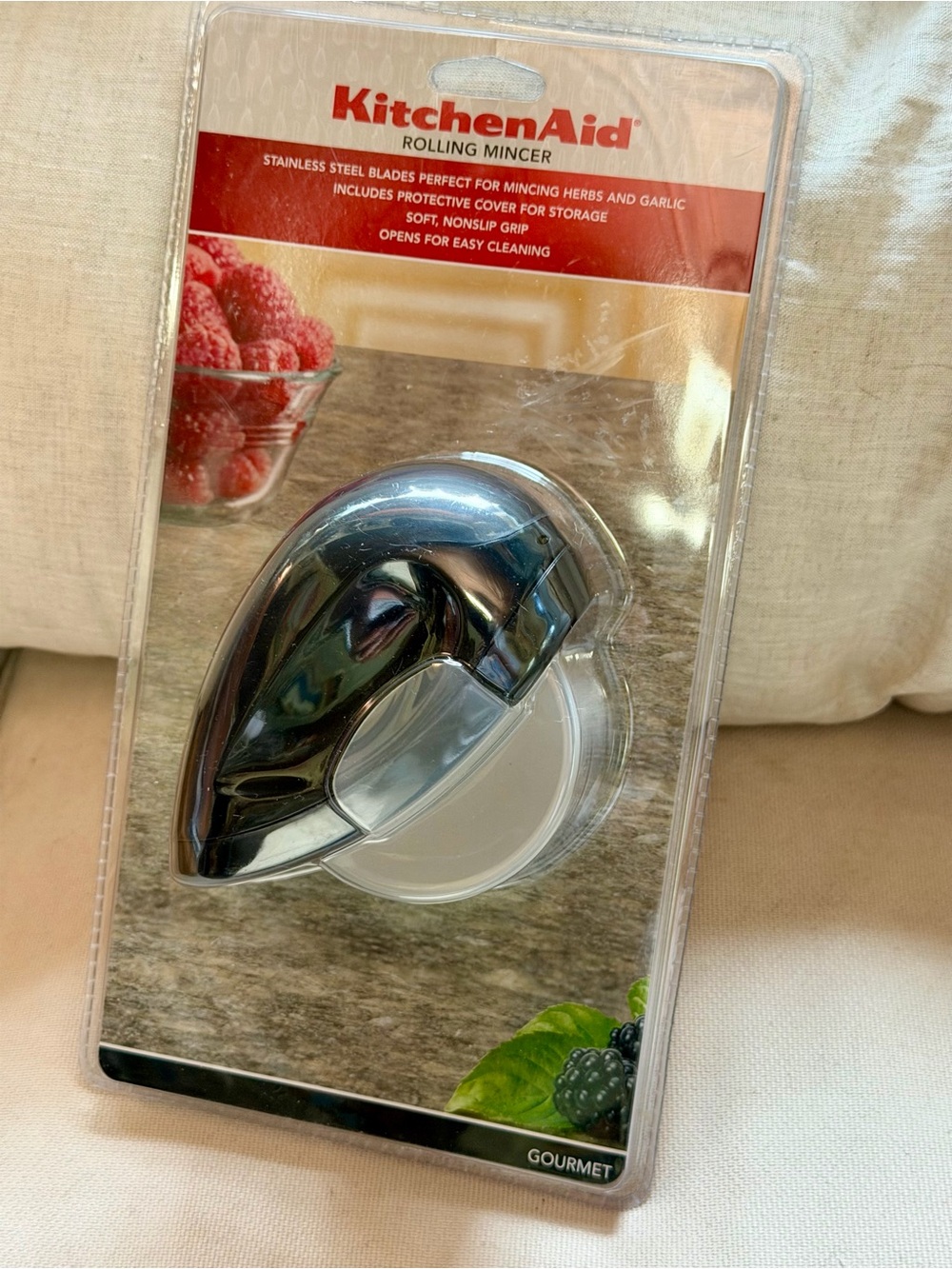 KitchenAid Black Rolling Mincer with Protective Cover